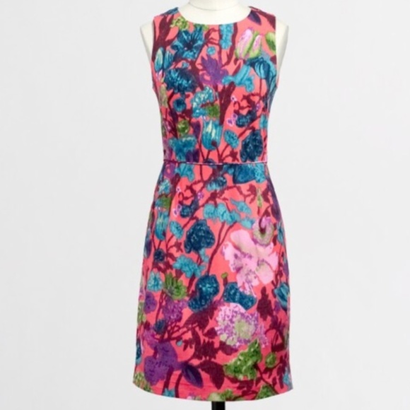 J. Crew Dresses & Skirts - J.Crew Pleated Shift Dress in Floral